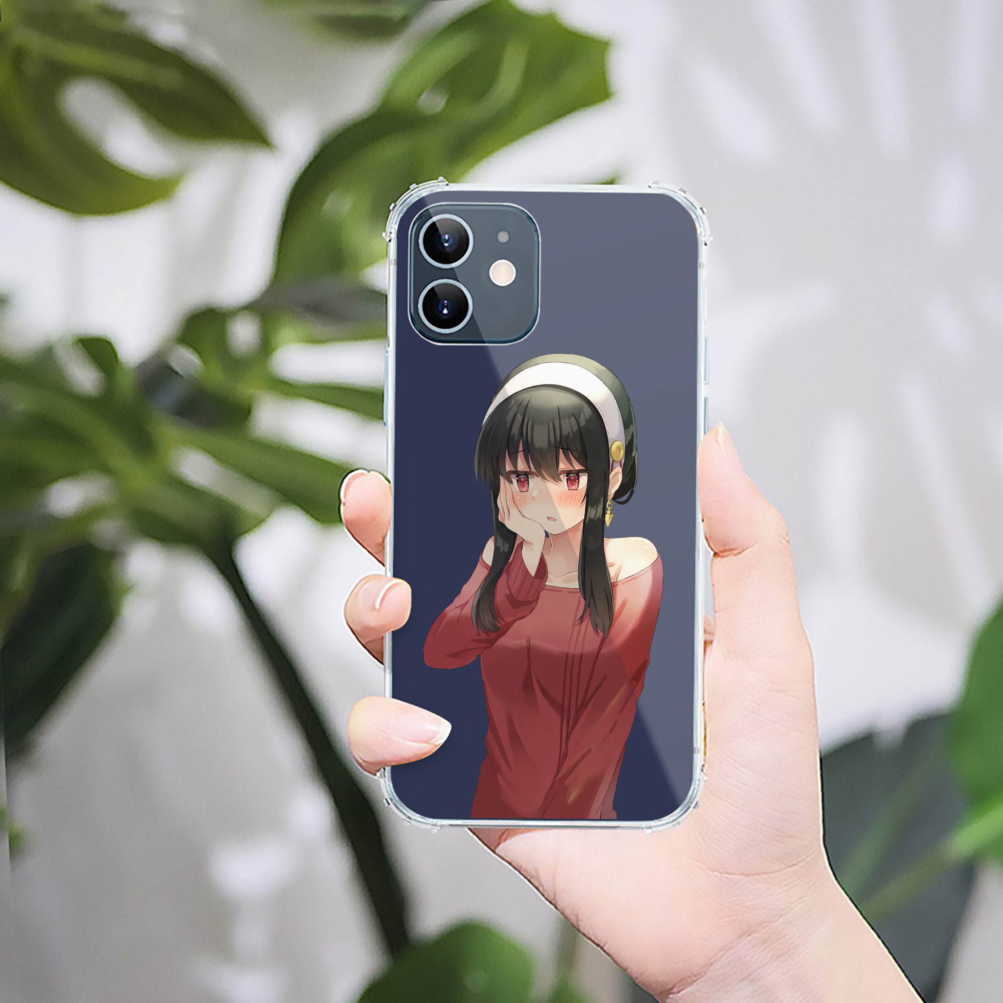 （画像用） SPY×FAMILY间谍家家酒 【iPhone 12シリーズ対応】透明スマホケース（クリアソフトケース）